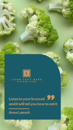Healthy Food Broccoli Facebook story Image Preview