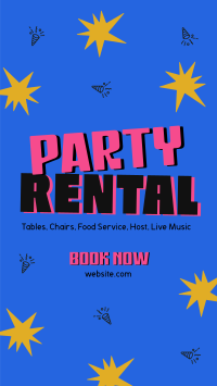 Party Rental Confetti TikTok Video Image Preview