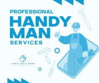 Professional Handyman Facebook Post Design