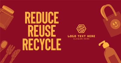 Reduce Reuse Recycle Facebook ad Image Preview