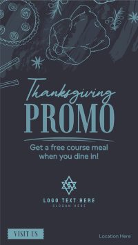 Hey it's Thanksgiving Promo Instagram reel Image Preview