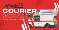 Courier Shipping Service Facebook ad Image Preview