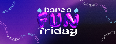 Fun Friday Balloon Facebook cover Image Preview