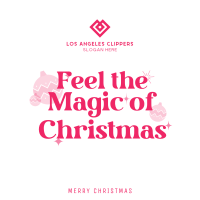 Magical Christmas Linkedin Post Design