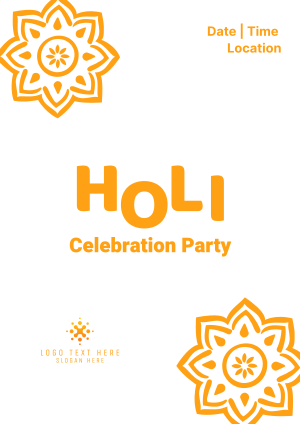 Holi Fest Get Together Flyer Image Preview