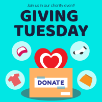 Giving Tuesday Charity Event Instagram post Image Preview