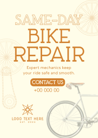 Bike Repair Shop Poster Image Preview