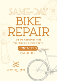 Bike Repair Shop Poster Image Preview