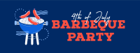 Come at Our 4th of July BBQ Party  Facebook Cover Design