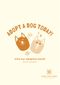 Adopt A Dog Today Flyer Design