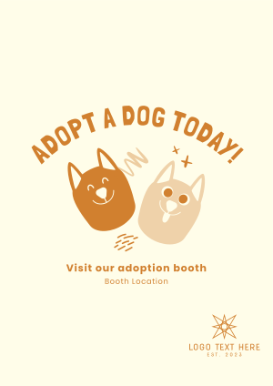 Adopt A Dog Today Flyer Image Preview