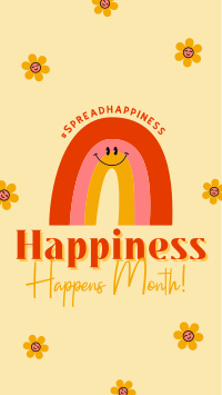 Spread Happiness Facebook story Image Preview