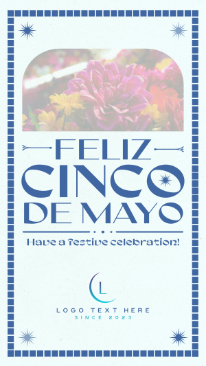 Cinco De Mayo Typography Instagram story Image Preview