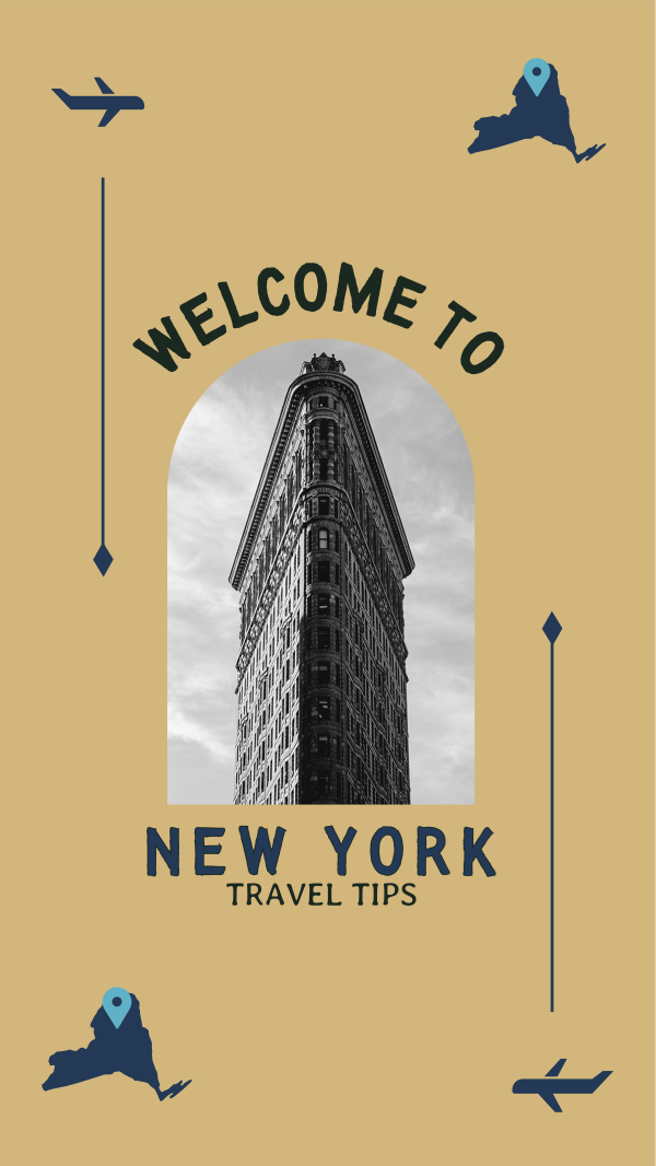 New York Travel  Instagram Story Design Image Preview