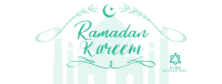 Ramadan Mosque Greeting Facebook Cover Design