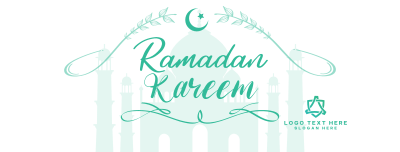 Ramadan Mosque Greeting Facebook cover Image Preview