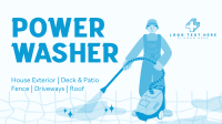 Power Washer for Rent Facebook Event Cover Design