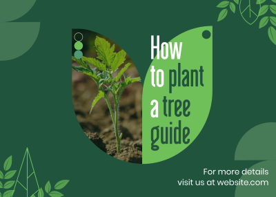 Plant Trees Guide Postcard Image Preview