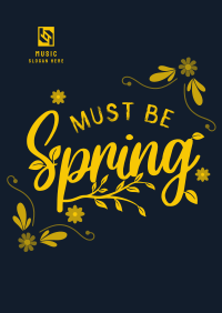 Must be Spring Poster Design