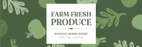 Farm Fresh Produce Twitter Header Design