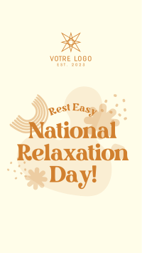 National Relaxation Day Greeting Instagram story Image Preview