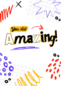 You did amazing! Flyer Image Preview