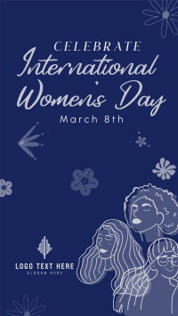 Celebrate Women's Day Facebook Story Design