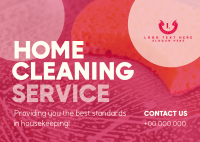 Bubble Cleaning Service Postcard Image Preview