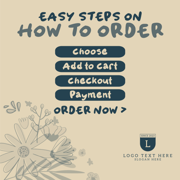 Easy Steps Instagram Post Design Image Preview