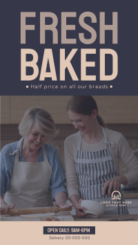 Bakery Bread Promo Instagram Story Design