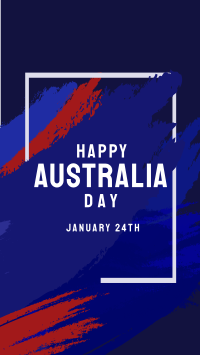 Happy Australia Facebook story Image Preview
