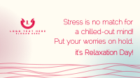 Wavy Relaxation Day Facebook event cover Image Preview