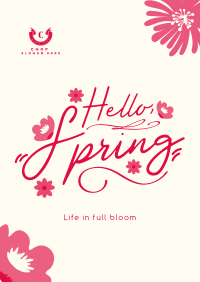 Hello Spring Greeting Flyer Image Preview