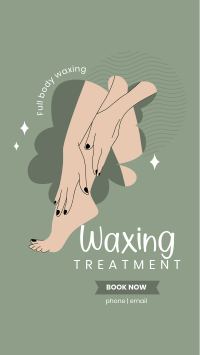 Leg Waxing Facebook Story Image Preview