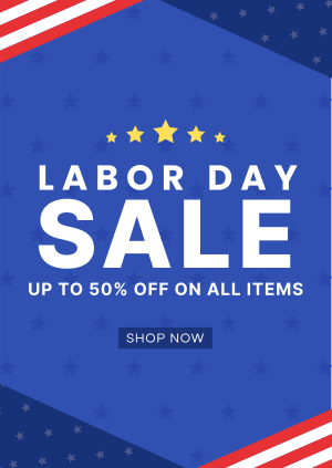 Labor Day Flash Sale Poster Image Preview