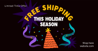 Enjoy New Year Shipping Facebook Ad Design