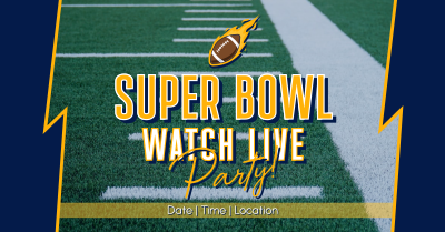 Super Bowl Live Facebook ad Image Preview