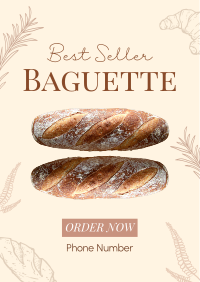 Best Selling Baguette Flyer Image Preview