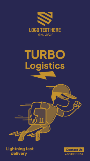 Turbo Logistics Instagram story