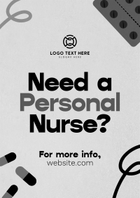 Caring Professional Nurse Poster Image Preview