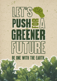 Green Earth Ecology Poster Design