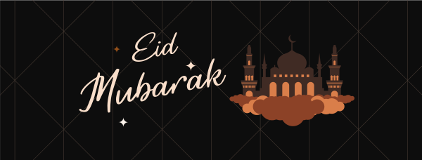 Eid Blessings Facebook Cover Design