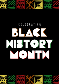 Black History Celebration Poster Image Preview