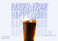 Oktoberfest Party Postcard Image Preview