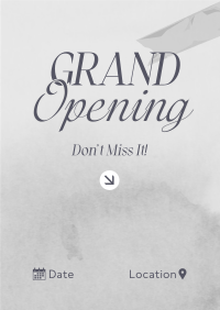Grand Opening Poster Preview