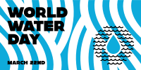World Water Day Waves Twitter post Image Preview