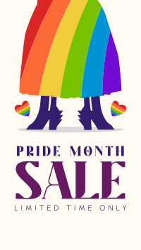 Pride Clearance Sale Facebook Story Design