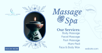 Spa Available Services Facebook Ad Design