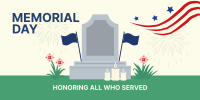 Memorial Day Tombstone Twitter post Image Preview
