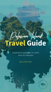 Palawan Travel Guide Facebook story Image Preview